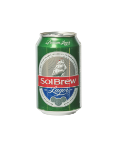 SOLBREW LAGER IN CAN 5% | ORDER IN CARTON